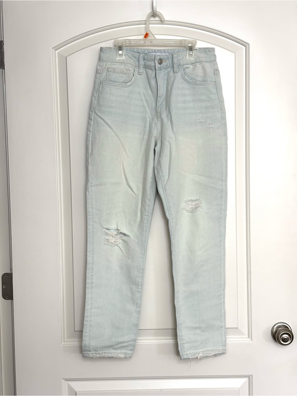 Flying Monkey Light Washed Straight Leg Jeans